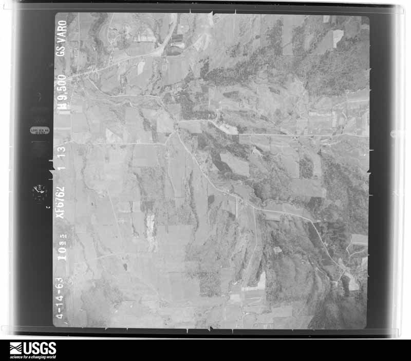 U.S. Geological Survey aerial photograph, 1963-04-14, scale 1:19000