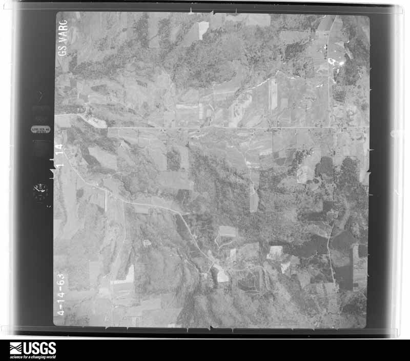 U.S. Geological Survey aerial photograph, 1963-04-14, scale 1:19000