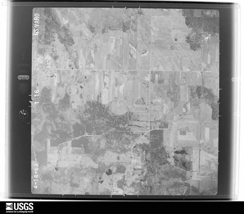 U.S. Geological Survey aerial photograph, 1963-04-14, scale 1:19000