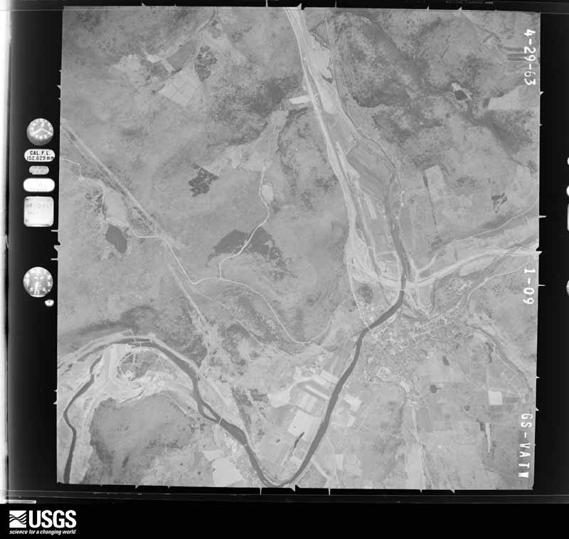 U.S. Geological Survey aerial photograph, 1963-04-29, scale 1:27000
