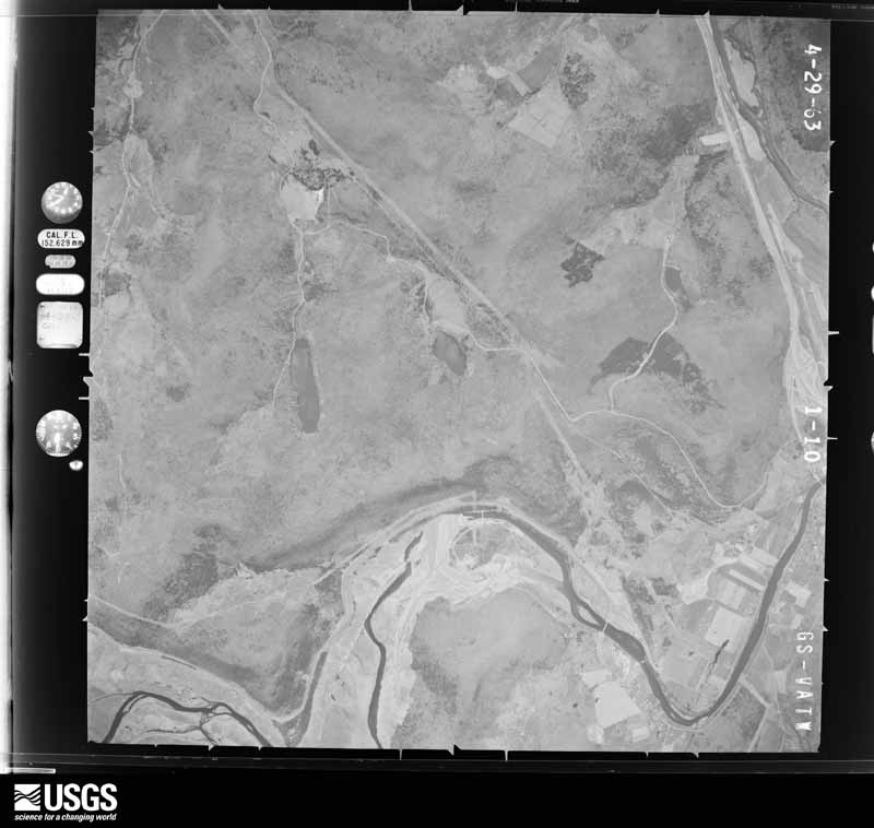 U.S. Geological Survey aerial photograph, 1963-04-29, scale 1:27000