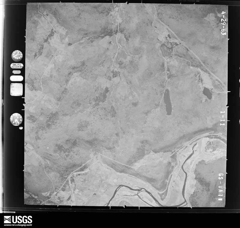 U.S. Geological Survey aerial photograph, 1963-04-29, scale 1:27000