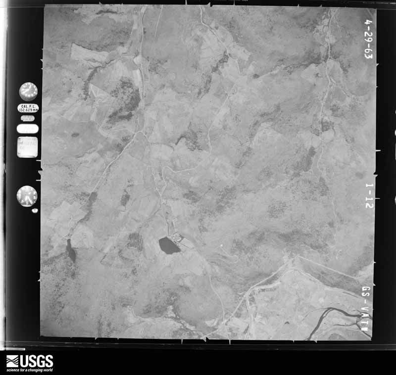 U.S. Geological Survey aerial photograph, 1963-04-29, scale 1:27000