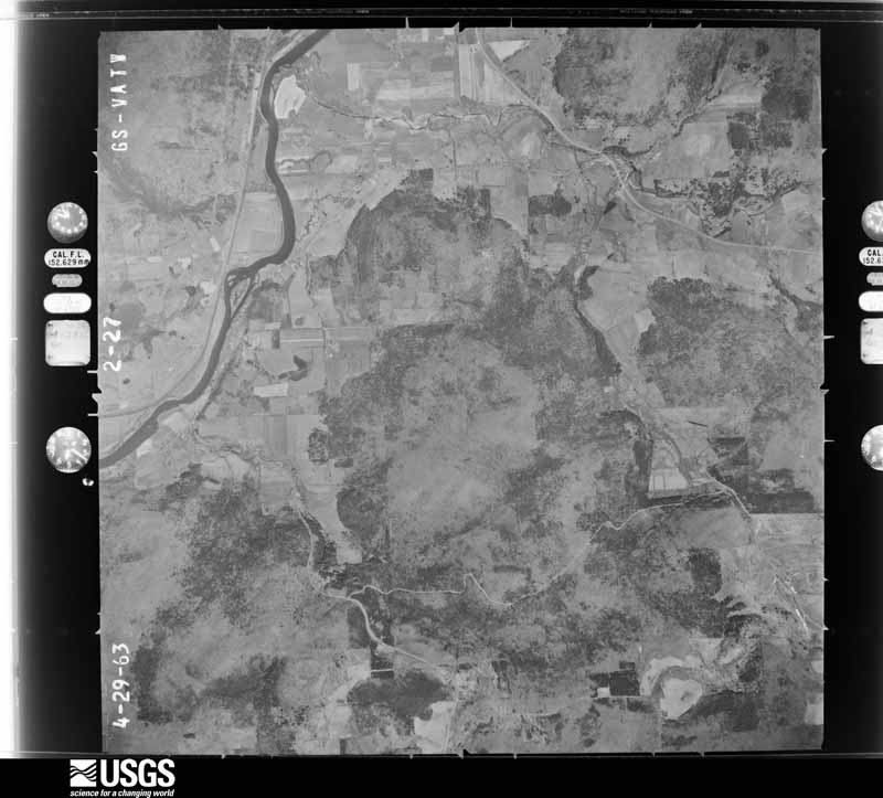 U.S. Geological Survey aerial photograph, 1963-04-29, scale 1:27000