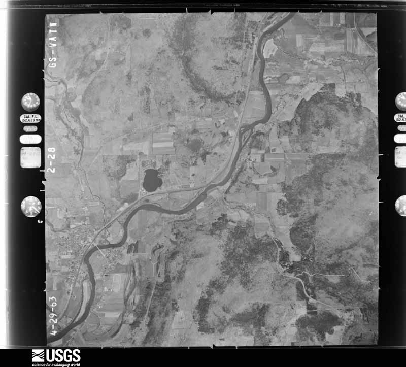 U.S. Geological Survey aerial photograph, 1963-04-29, scale 1:27000