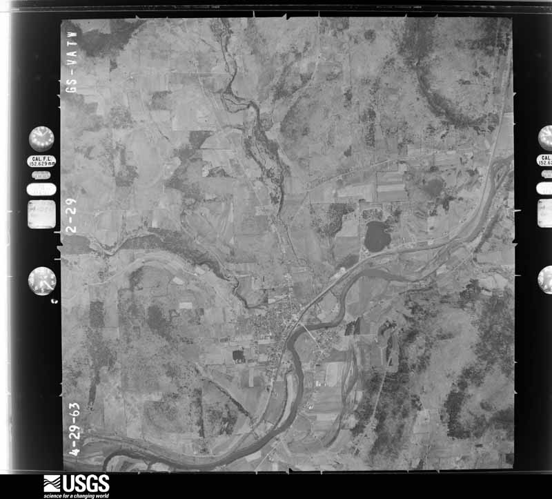 U.S. Geological Survey aerial photograph, 1963-04-29, scale 1:27000