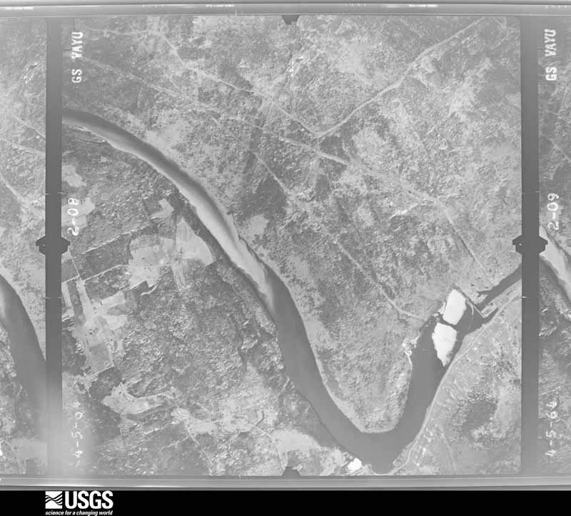 U.S. Geological Survey aerial photograph, 1964-04-05, scale 1:19000
