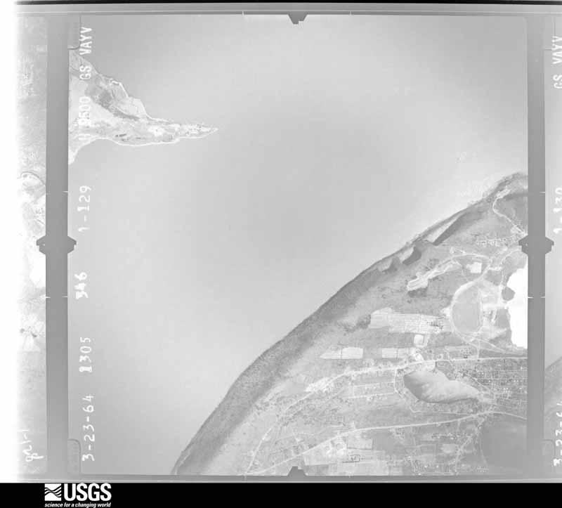 U.S. Geological Survey aerial photograph, 1964-03-23, scale 1:19000