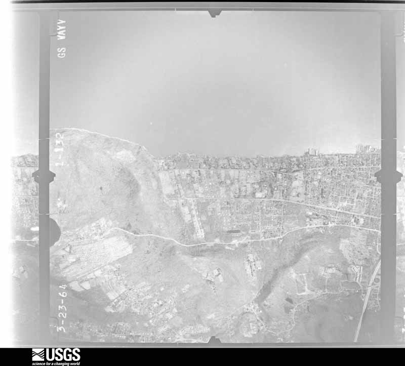 U.S. Geological Survey aerial photograph, 1964-03-23, scale 1:19000