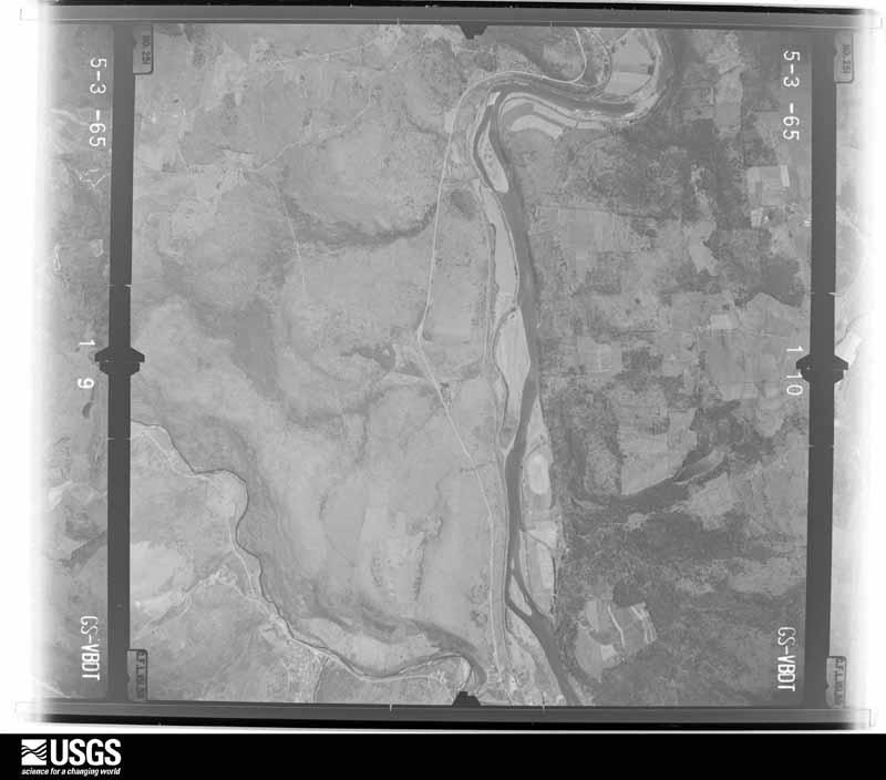 U.S. Geological Survey aerial photograph, 1965-05-03, scale 1:27000