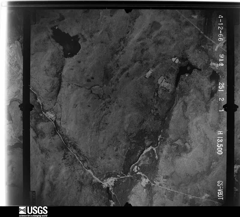 U.S. Geological Survey aerial photograph, 1966-04-12, scale 1:27000