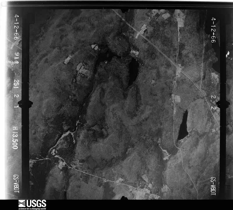 U.S. Geological Survey aerial photograph, 1966-04-12, scale 1:27000
