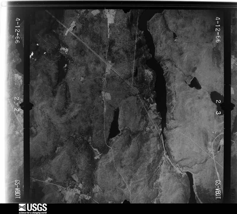 U.S. Geological Survey aerial photograph, 1966-04-12, scale 1:27000
