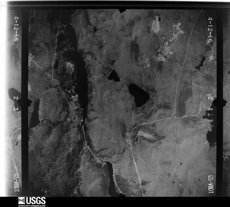 U.S. Geological Survey aerial photograph, 1966-04-12, scale 1:27000