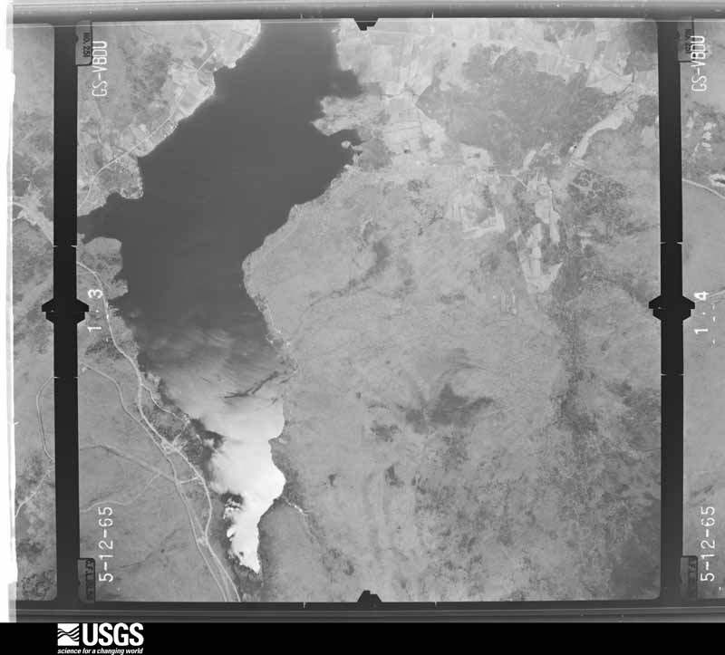U.S. Geological Survey aerial photograph, 1965-05-12, scale 1:26000