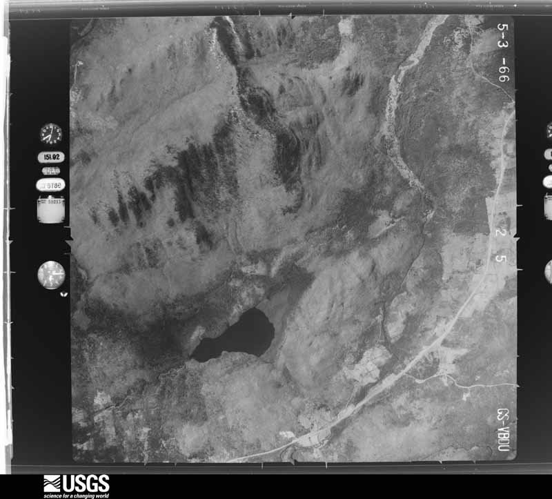 U.S. Geological Survey aerial photograph, 1966-05-03, scale 1:26000