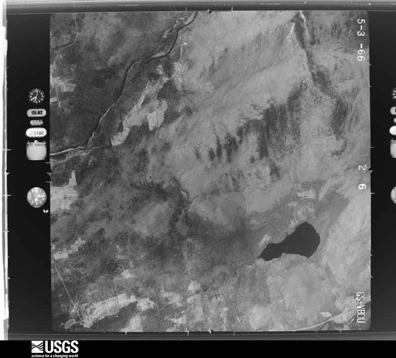U.S. Geological Survey aerial photograph, 1966-05-03, scale 1:26000