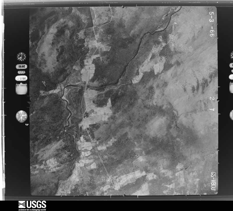 U.S. Geological Survey aerial photograph, 1966-05-03, scale 1:26000