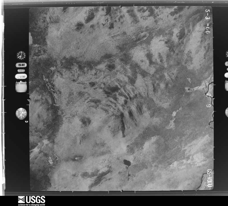 U.S. Geological Survey aerial photograph, 1966-05-03, scale 1:26000