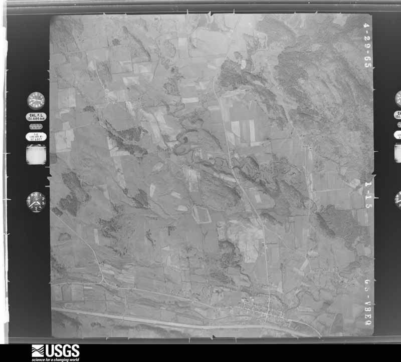 U.S. Geological Survey aerial photograph, 1965-04-29, scale 1:24000