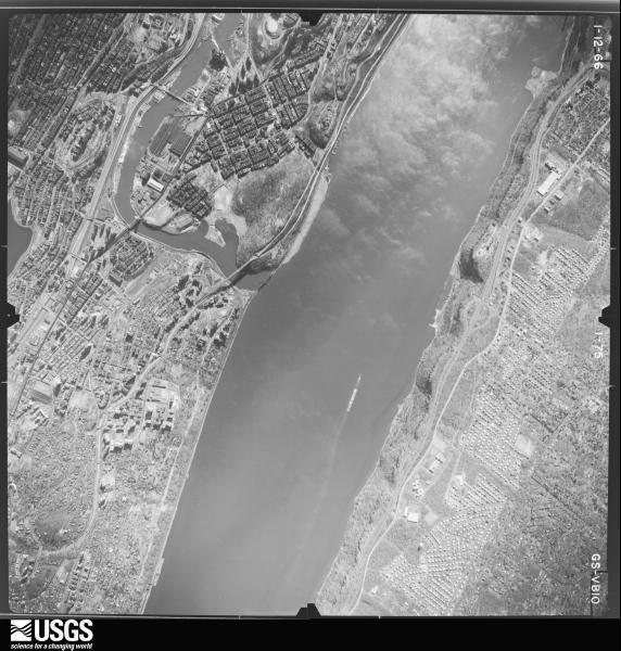 U.S. Geological Survey aerial photograph, 1966-01-12, scale 1:24000