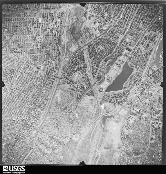 U.S. Geological Survey aerial photograph, 1966-01-12, scale 1:24000