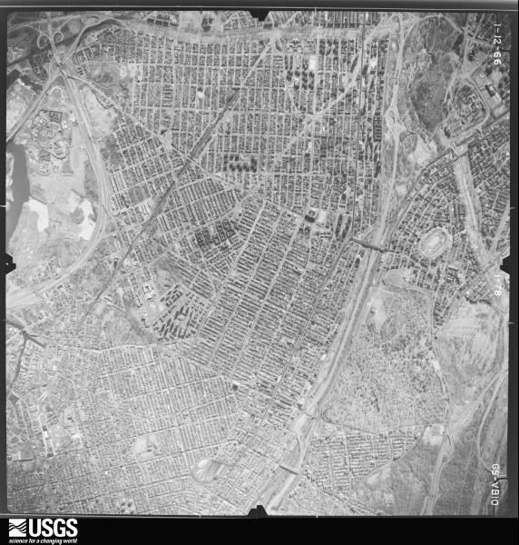 U.S. Geological Survey aerial photograph, 1966-01-12, scale 1:24000