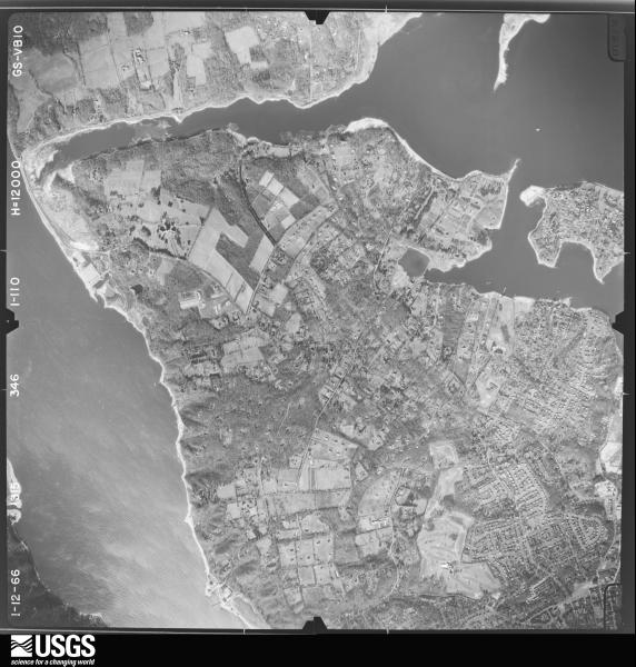 U.S. Geological Survey aerial photograph, 1966-01-12, scale 1:24000