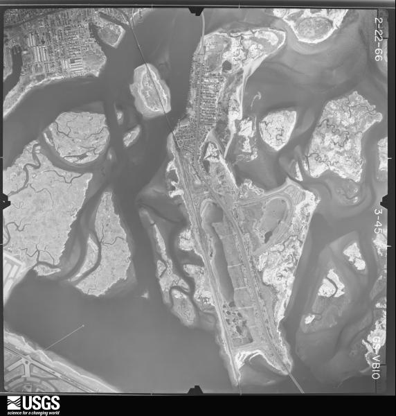 U.S. Geological Survey aerial photograph, 1966-02-22, scale 1:24000