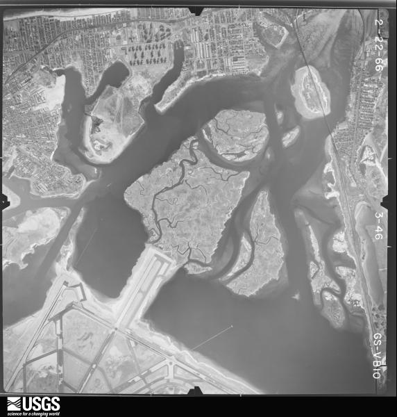 U.S. Geological Survey aerial photograph, 1966-02-22, scale 1:24000