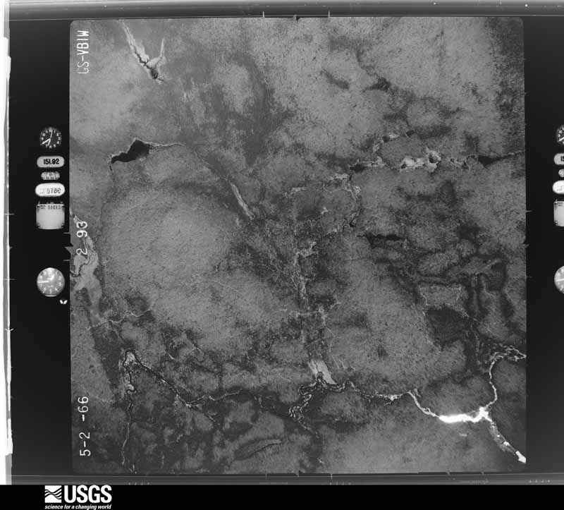 U.S. Geological Survey aerial photograph, 1966-05-02, scale 1:19000