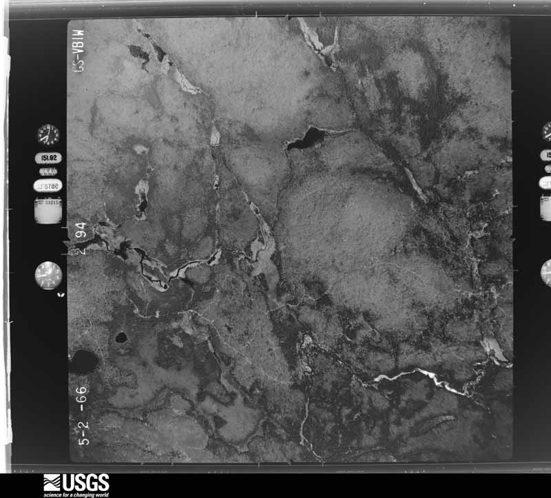 U.S. Geological Survey aerial photograph, 1966-05-02, scale 1:19000