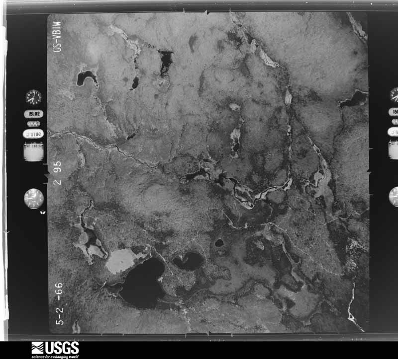 U.S. Geological Survey aerial photograph, 1966-05-02, scale 1:19000