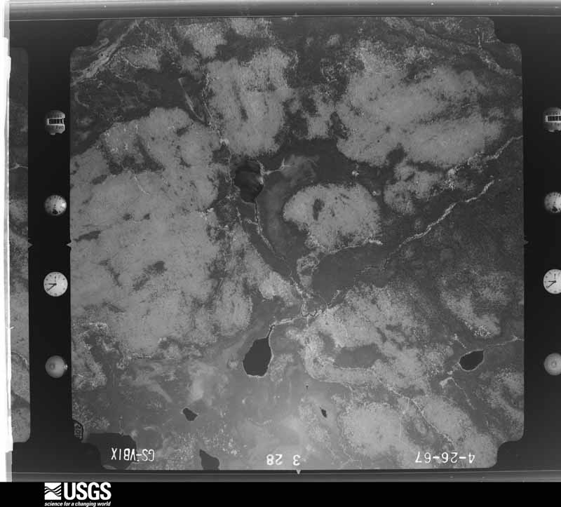 U.S. Geological Survey aerial photograph, 1967-04-26, scale 1:26000