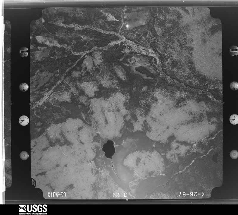 U.S. Geological Survey aerial photograph, 1967-04-26, scale 1:26000