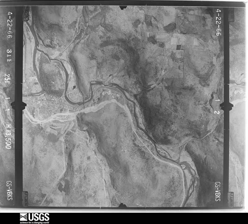 U.S. Geological Survey aerial photograph, 1966-04-22, scale 1:27000