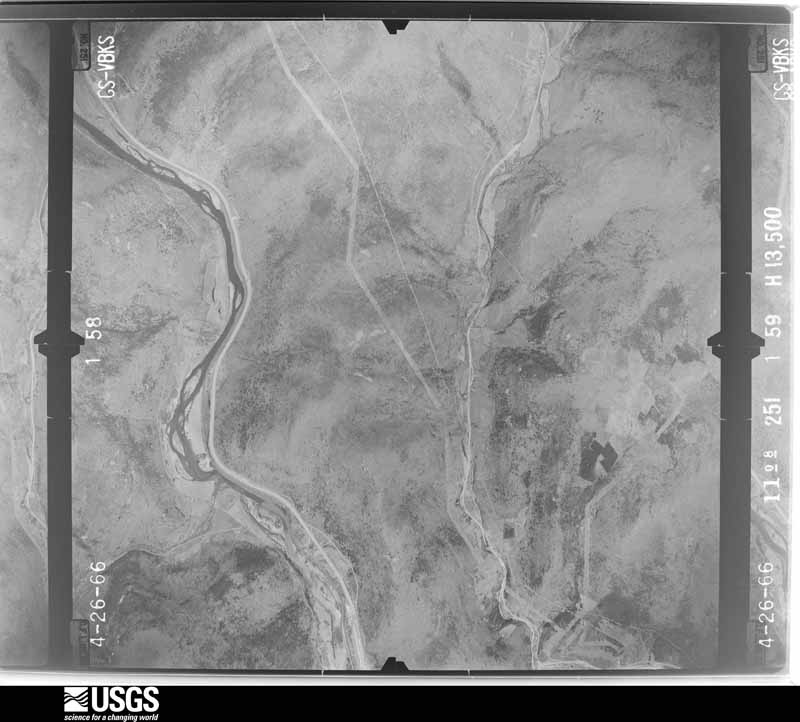 U.S. Geological Survey aerial photograph, 1966-04-26, scale 1:27000