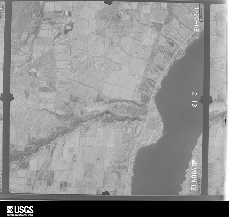 U.S. Geological Survey aerial photograph, 1969-04-20, scale 1:18000