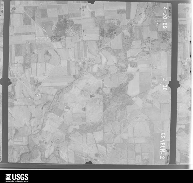U.S. Geological Survey aerial photograph, 1969-04-20, scale 1:18000