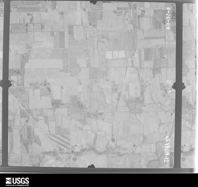 U.S. Geological Survey aerial photograph, 1969-04-20, scale 1:18000