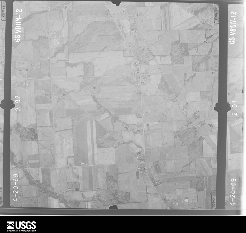 U.S. Geological Survey aerial photograph, 1969-04-20, scale 1:18000