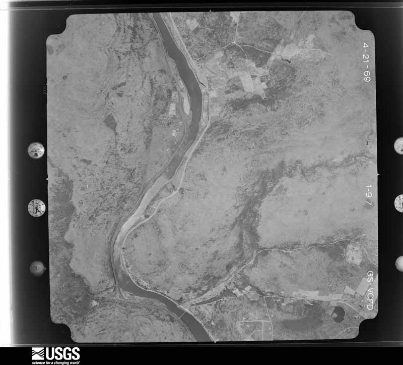 U.S. Geological Survey aerial photograph, 1969-04-21, scale 1:24000
