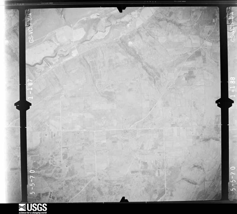U.S. Geological Survey aerial photograph, 1970-05-05, scale 1:24000
