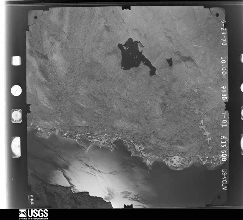 U.S. Geological Survey aerial photograph, 1970-05-29, scale 1:27000