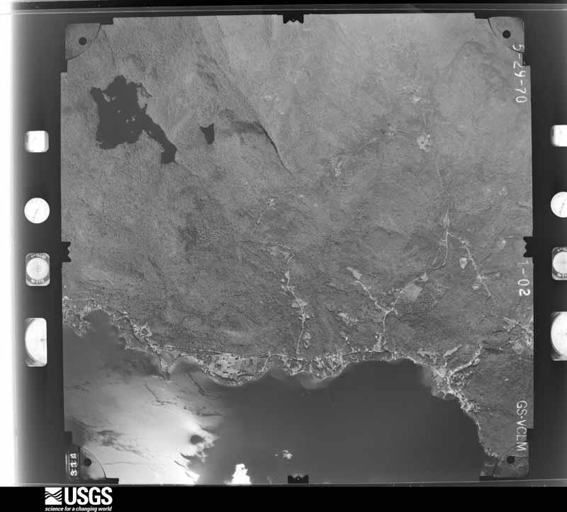 U.S. Geological Survey aerial photograph, 1970-05-29, scale 1:27000