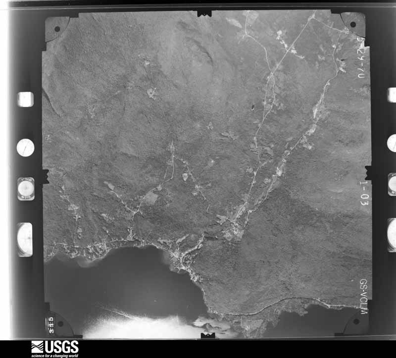 U.S. Geological Survey aerial photograph, 1970-05-29, scale 1:27000