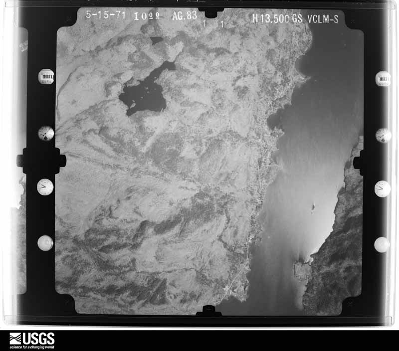 U.S. Geological Survey aerial photograph, 1971-05-15, scale 1:27000