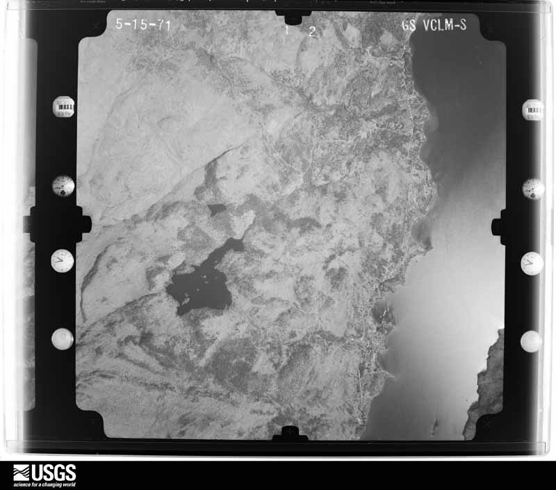 U.S. Geological Survey aerial photograph, 1971-05-15, scale 1:27000