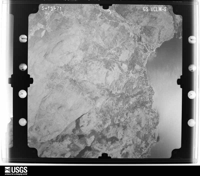 U.S. Geological Survey aerial photograph, 1971-05-15, scale 1:27000