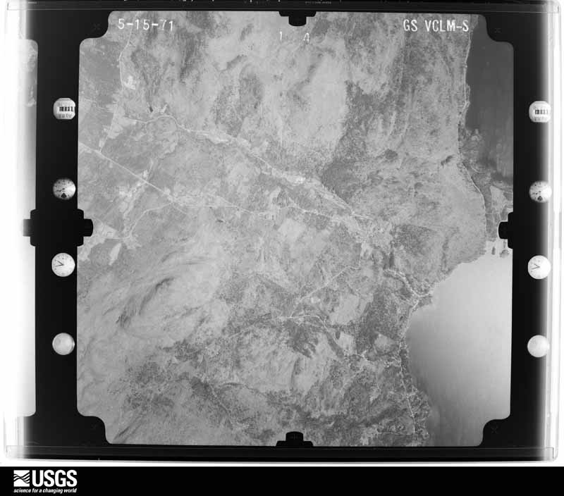U.S. Geological Survey aerial photograph, 1971-05-15, scale 1:27000